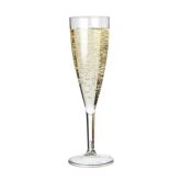 Clarity Reusable Champagne Flute 125ml CE (4x12)