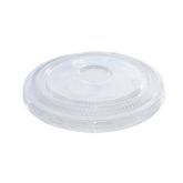 Recyclable PET Flat Smoothie Cup Lids For 12oz Cups (Pack of 50)