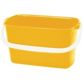 Yellow Oblong Bucket 9ltr