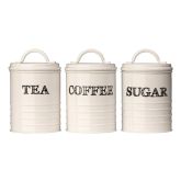 Sketch Cream Tea, Coffee & Sugar Canisters