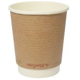 Vegware Compostable Double Wall Kraft Cup 8oz (500)