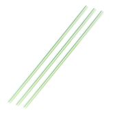 Vegware Jumbo Compostable Green Stripe Straws 8.25