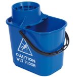 Jangro Professional Blue Mop Bucket & Wringer 15 Litre