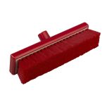Jangro Red Hygiene Flat Soft Sweeping Broom 30cm